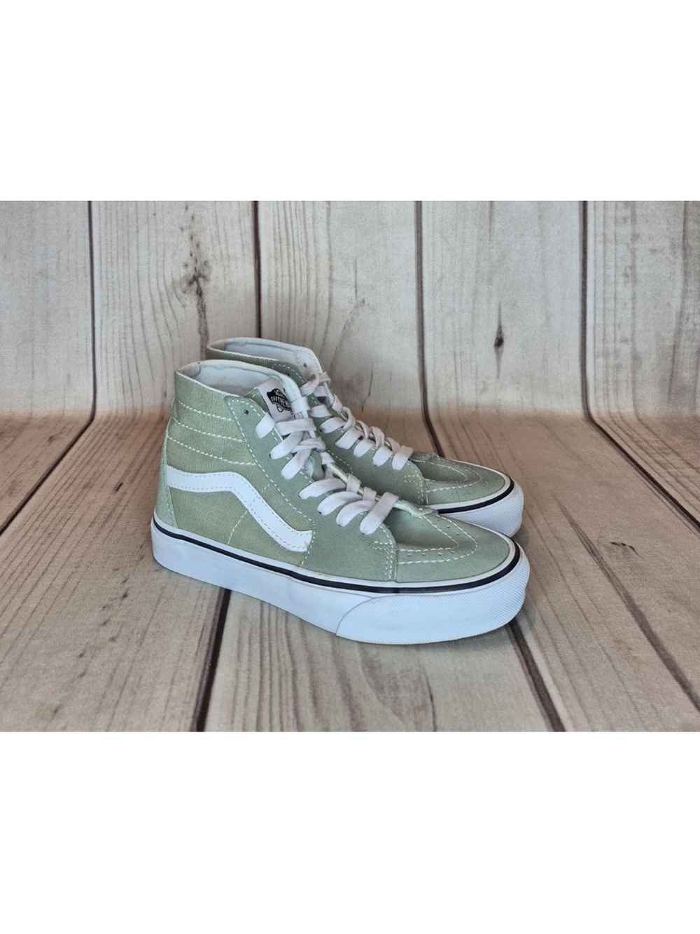 VANS Sk8 High Men’s Size 4.5/Women’s Size 6 Desert Sage Suede Skate Shoes